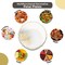 Trendables Plastic Plates for Party Fancy Plastic Dinner Plates For Guest 7.5 inch Dessert Plates & 10 Inch Thin Delicate Disposable Dinnerware Charger Plate Set